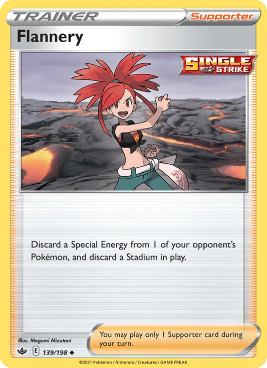 Flannery 139/198  - Reverse Holofoil SWSH06 Chilling Reign - Uncommon