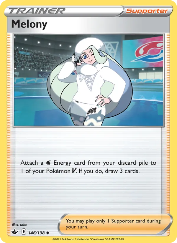 Melony 146/198  - Reverse Holofoil SWSH06 Chilling Reign - Uncommon