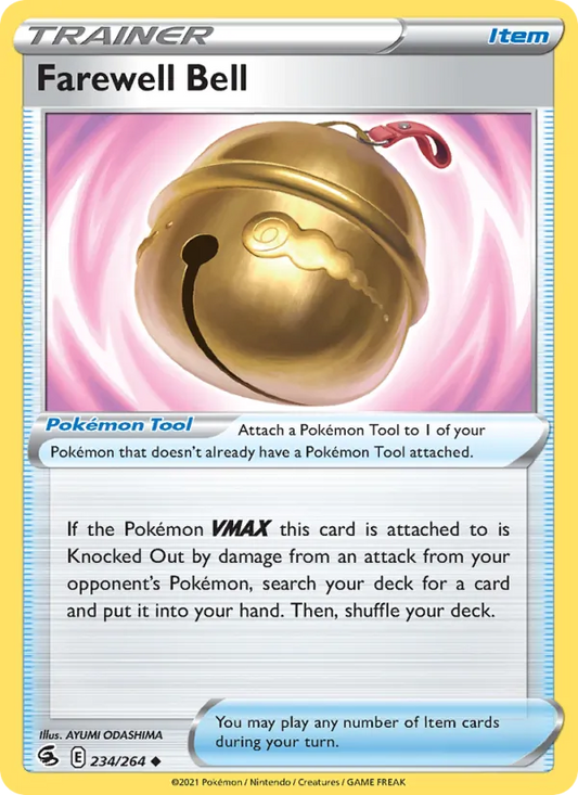 Farewell Bell 234/264  - Reverse Holofoil SWSH08 Fusion Strike - Uncommon