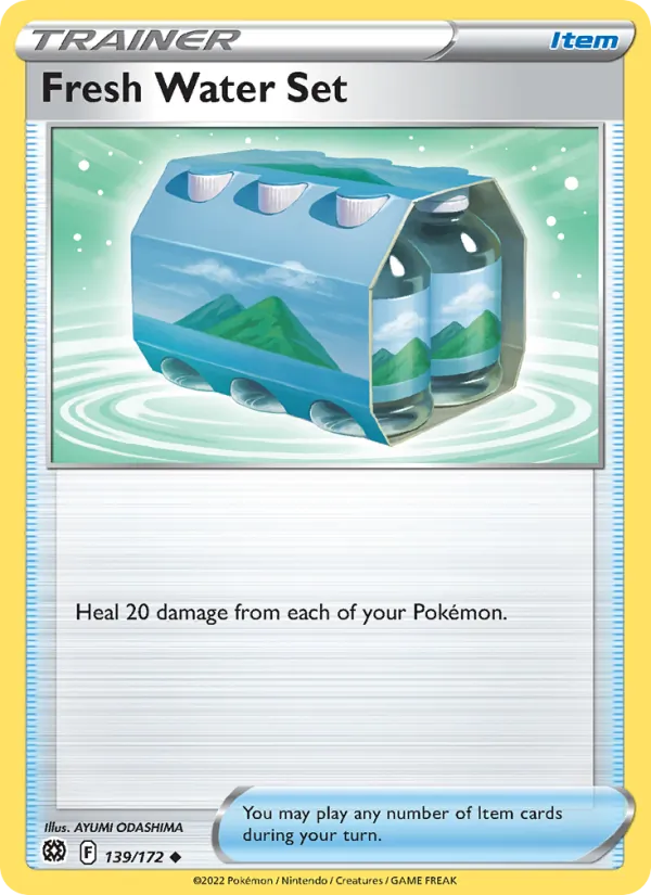 Fresh Water Set 139/172  - Reverse Holofoil SWSH09 Brilliant Stars - Uncommon