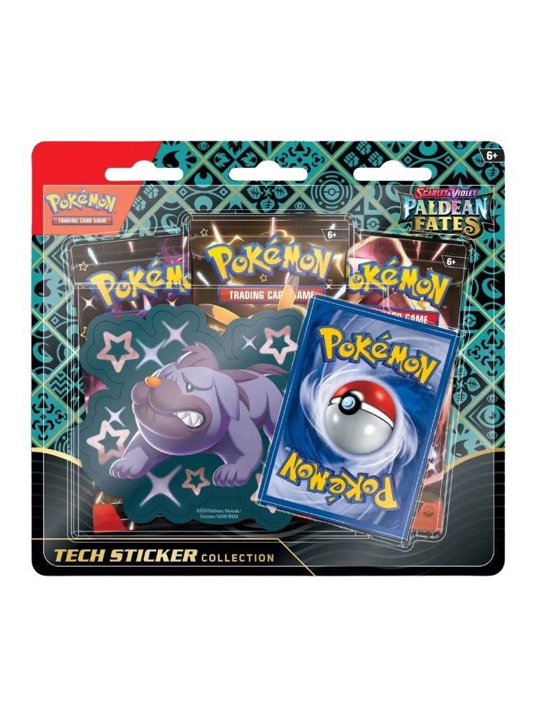 POKÉMON TCG Scarlet & Violet Paldean Fates Tech Sticker Blister