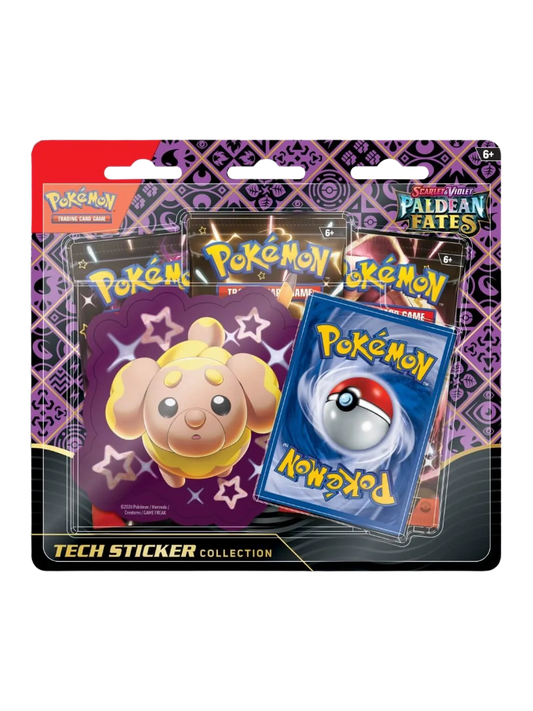 POKÉMON TCG Scarlet & Violet Paldean Fates Tech Sticker Blister