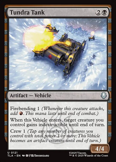 Tundra Tank (TLA-121) - Avatar: The Last Airbender