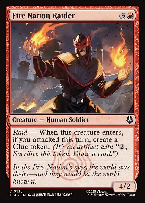 Fire Nation Raider (TLA-135) - Avatar: The Last Airbender