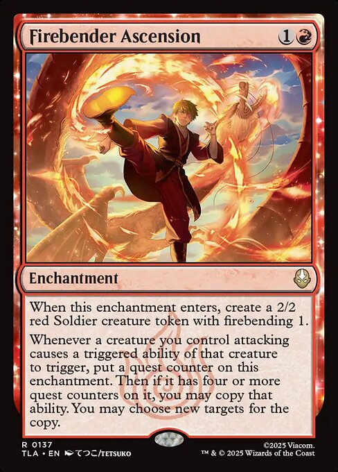 Firebender Ascension (TLA-137) - Avatar: The Last Airbender