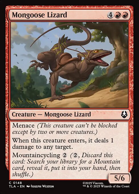 Mongoose Lizard (TLA-148) - Avatar: The Last Airbender