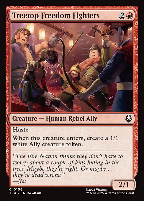 Treetop Freedom Fighters (TLA-156) - Avatar: The Last Airbender