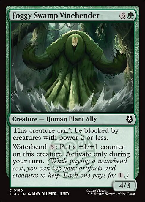 Foggy Swamp Vinebender (TLA-180) - Avatar: The Last Airbender