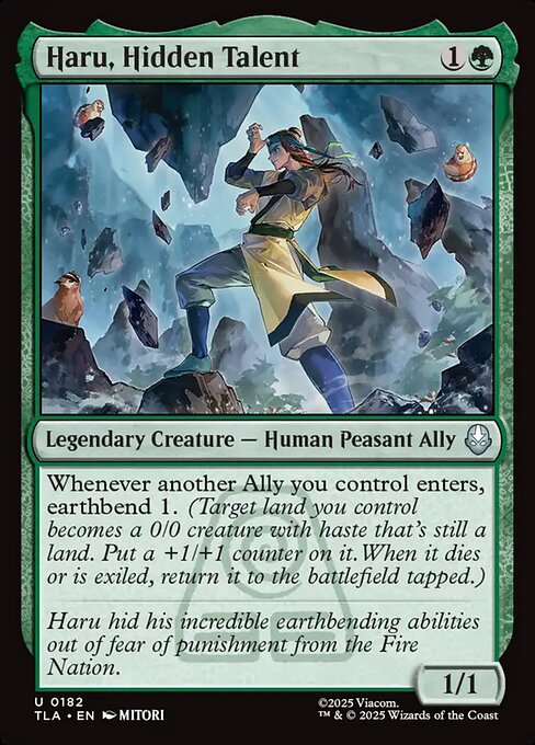 Haru, Hidden Talent (TLA-182) - Avatar: The Last Airbender
