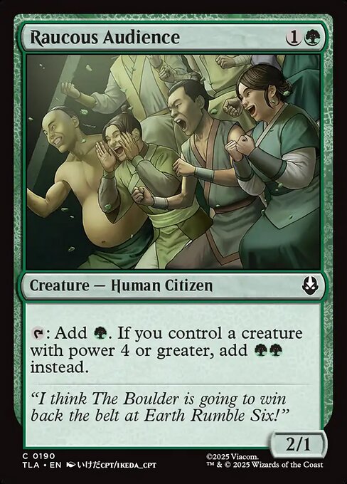 Raucous Audience (TLA-190) - Avatar: The Last Airbender