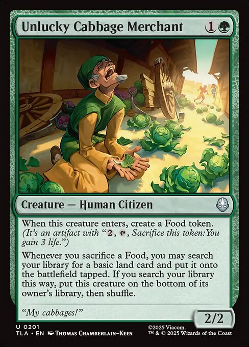 Unlucky Cabbage Merchant (TLA-201) - Avatar: The Last Airbender