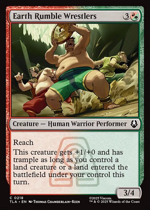 Earth Rumble Wrestlers (TLA-218) - Avatar: The Last Airbender