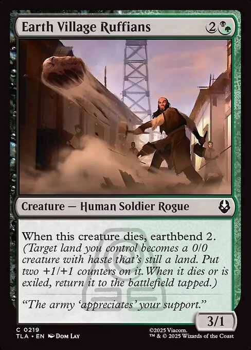 Earth Village Ruffians (TLA-219) - Avatar: The Last Airbender