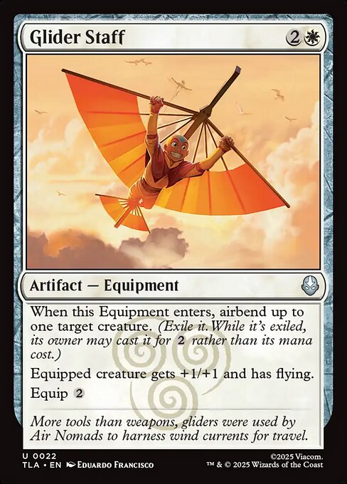 Glider Staff (TLA-22) - Avatar: The Last Airbender