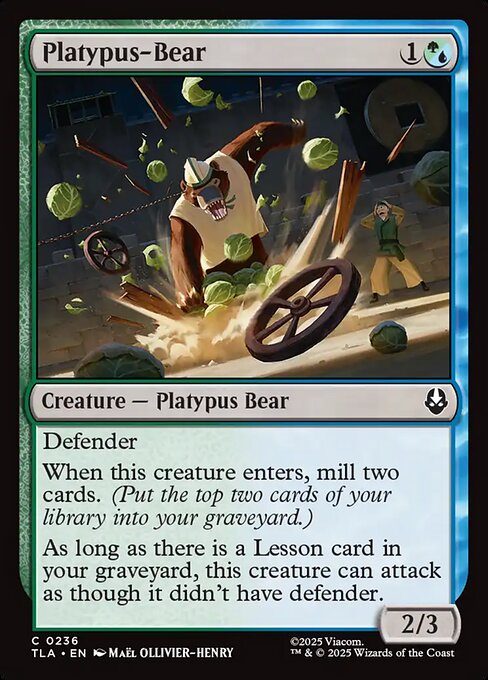 Platypus-Bear (TLA-236) - Avatar: The Last Airbender