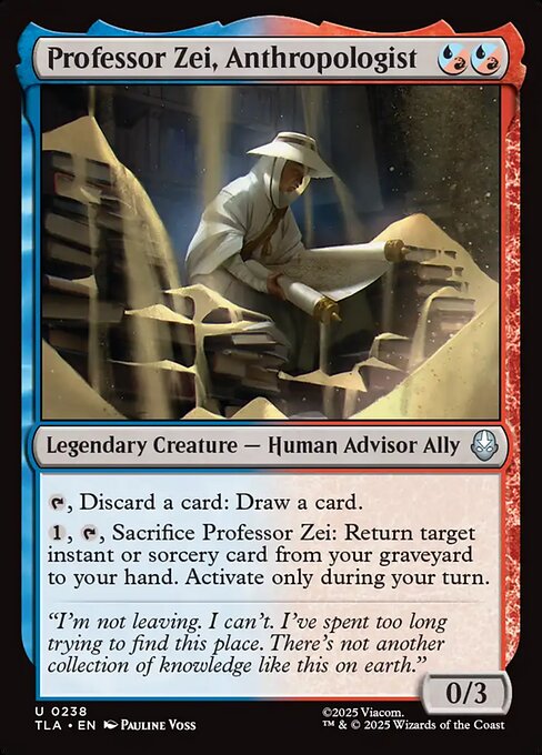 Professor Zei, Anthropologist (TLA-238) - Avatar: The Last Airbender