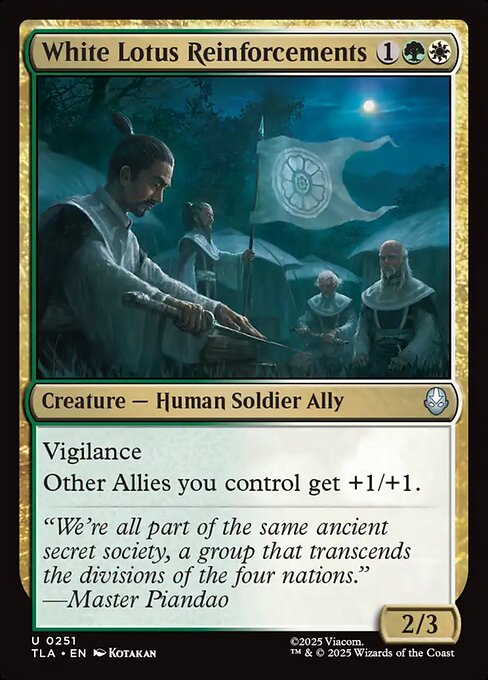 White Lotus Reinforcements (TLA-251) - Avatar: The Last Airbender