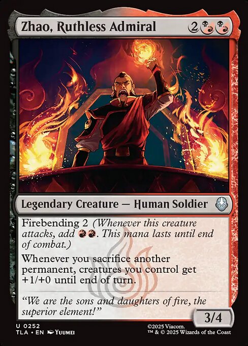 Zhao, Ruthless Admiral (TLA-252) - Avatar: The Last Airbender