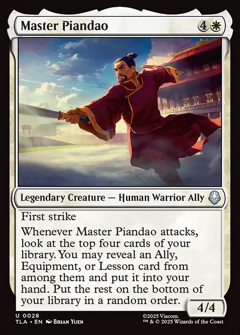 Master Piandao (TLA-28) - Avatar: The Last Airbender