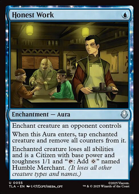 Honest Work (TLA-55) - Avatar: The Last Airbender