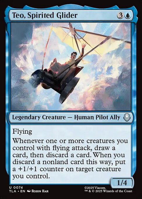 Teo, Spirited Glider (TLA-74) - Avatar: The Last Airbender