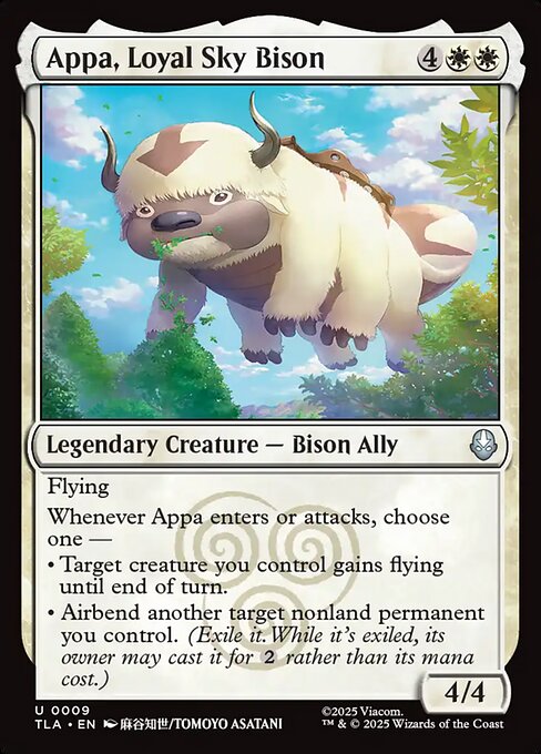 Appa, Loyal Sky Bison (TLA-9) - Avatar: The Last Airbender