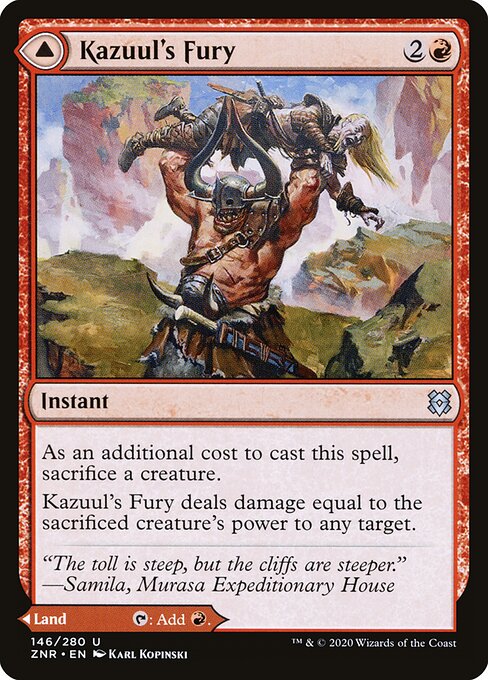 Kazuul's Fury // Kazuul's Cliffs
