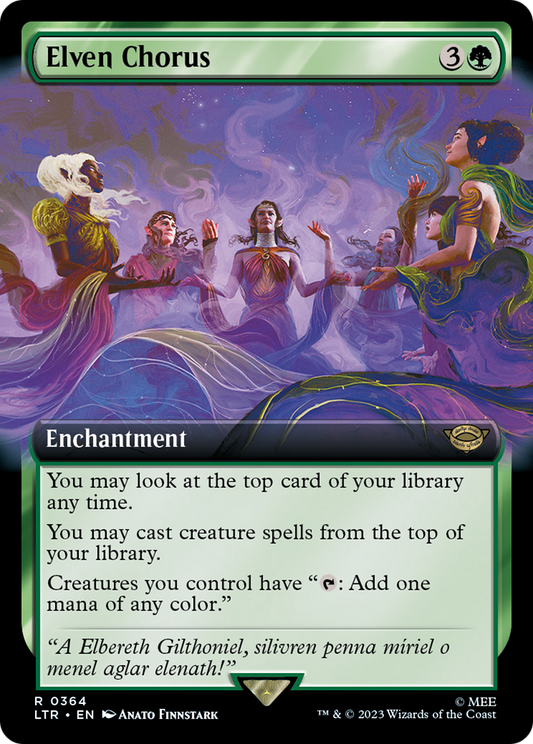 Elven Chorus (Extended Art) (LTR-364) - The Lord of the Rings: Tales of Middle-earth: (Extended Art)
