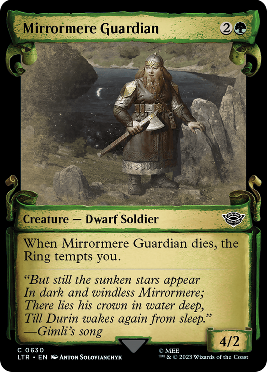 Mirrormere Guardian (Showcase Scrolls) (LTR-630) - The Lord of the Rings: Tales of Middle-earth: (Showcase)