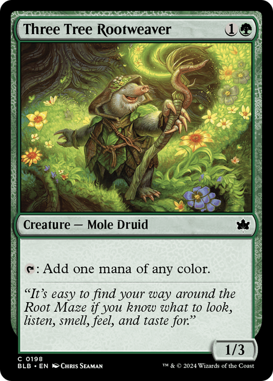 Three Tree Rootweaver (BLB-198) - Bloomburrow