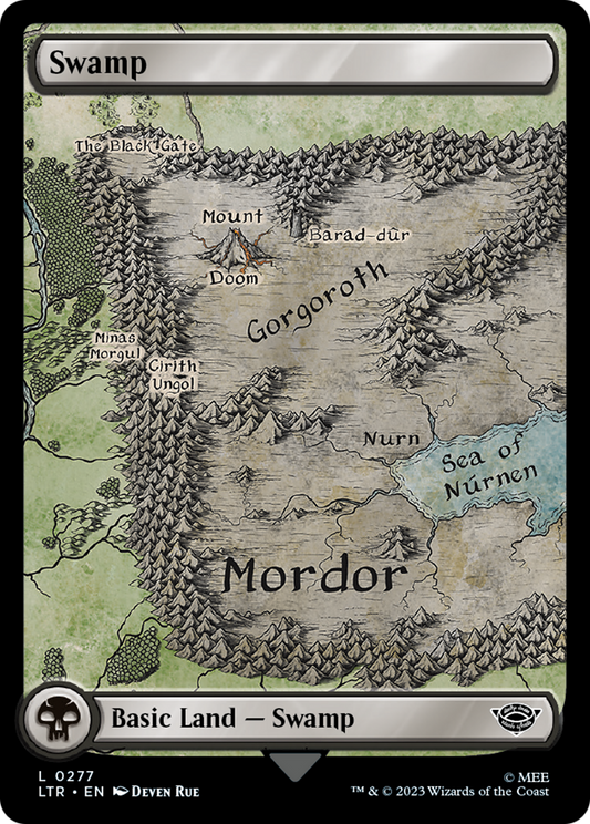Swamp (0277) (LTR-277) - The Lord of the Rings: Tales of Middle-earth Foil