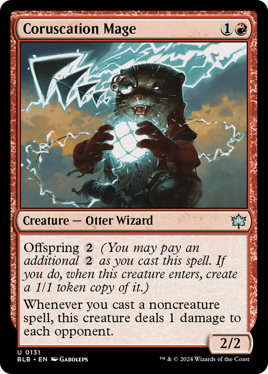Coruscation Mage (BLB-131) - Bloomburrow