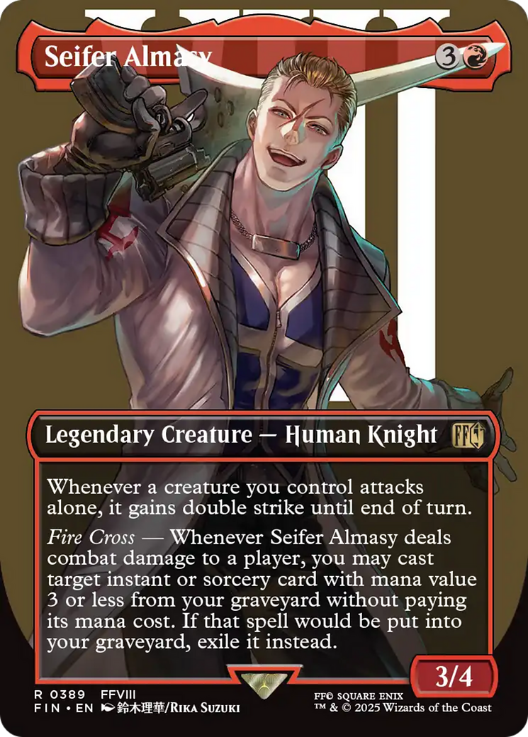 Seifer Almasy (Borderless) (FIN-389) - FINAL FANTASY Foil