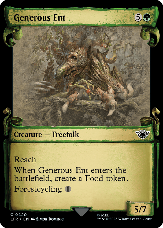 Generous Ent (Showcase Scrolls) (LTR-620) - The Lord of the Rings: Tales of Middle-earth: (Showcase)