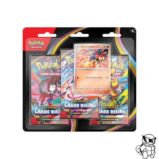 Pokemon TCG - Chaos Rising Triple Blister - Mega Evolutions (Pre order - 22nd May)