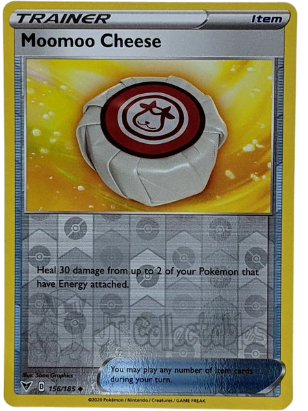 Pokemon Vivid Voltage Reverse Holo Card #156 Moomoo Cheese
