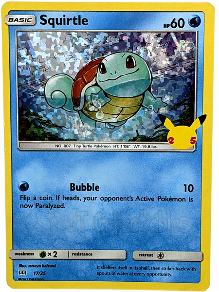 Squirtle Holo Mcdonalds 2021 17/25 Pokemon TCG