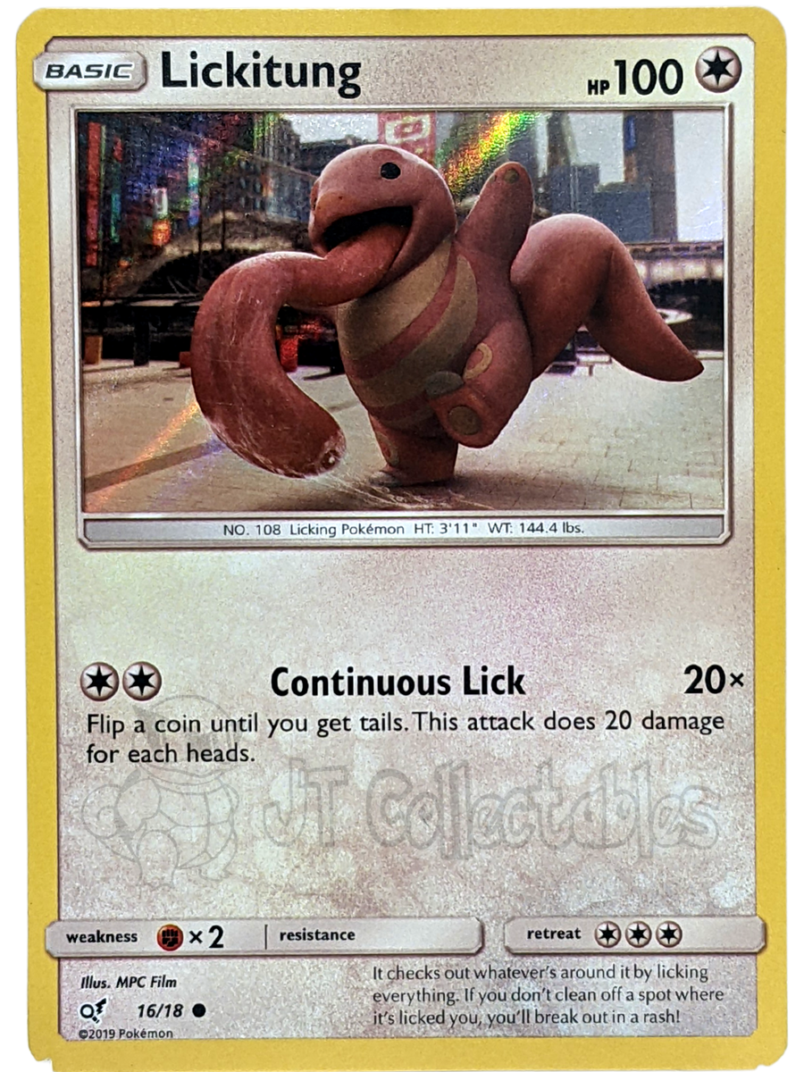 Lickitung 16/18 Detective Pikachu Holo – JT Collectables