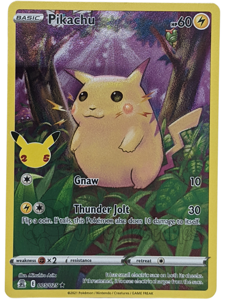 Pikachu Full art 005/025 Celebrations