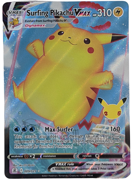  Surfing Pikachu V & Vmax 008/025 & 009/025