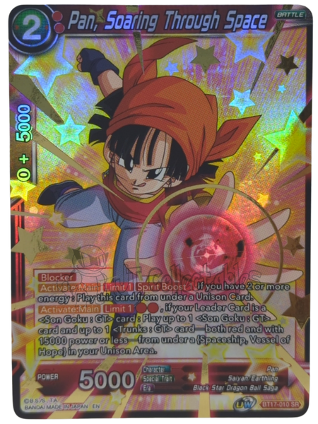 Pan, Soaring Through Space BT17-010 SR Dragon Ball Super DBS Ultimate Squad