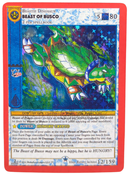 Beast Of Busco 12/159 Full Holo Cryptid Nation 2nd Edition Metazoo