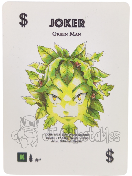 Joker Green Man #* WPT Metazoo Wilderness Poker Deck Card