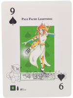 Pale Faced Lightning #1/13 WPT Metazoo Wilderness Poker Deck Card