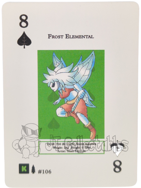 Frost Elemental #106 WPT Metazoo Wilderness Poker Deck Card