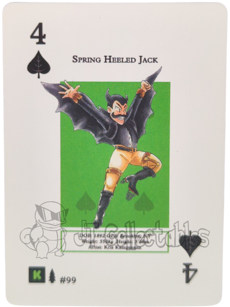 Spring Heeled Jack #99 WPT Metazoo Wilderness Poker Deck Card