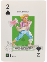 Paul Bunyan #1/12 WPT Metazoo Wilderness Poker Deck Card