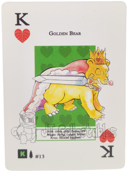 Golden Bear #13 WPT Metazoo Wilderness Poker Deck Card