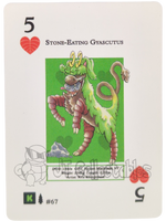 Stone-Eating Gyascuttus #67 WPT Metazoo Wilderness Poker Deck Card