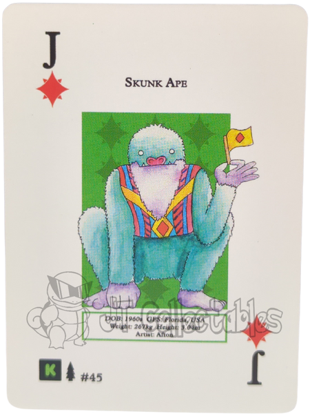 Skunk Ape #45 WPT Metazoo Wilderness Poker Deck Card